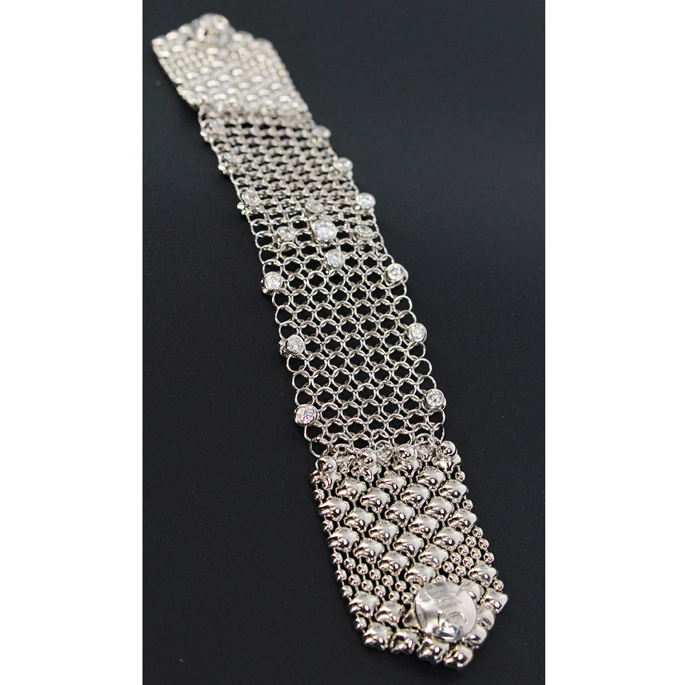SG Liquid Metal CMB2Z-N (Chrome Finish) Bracelet by Sergio Gutierrez