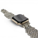 APPLE-1B-AS (Antique Silver Finish) SG Liquid Metal Watch Band – Compatible with Apple Watch®