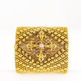 SG Liquid Metal Chainmail CMB7CR-AG (antique gold finish) Bracelet by Sergio Gutierrez