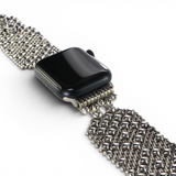 APPLE-2B-AS (Antique Silver Finish) SG Liquid Metal Watch Band – Compatible with Apple Watch®