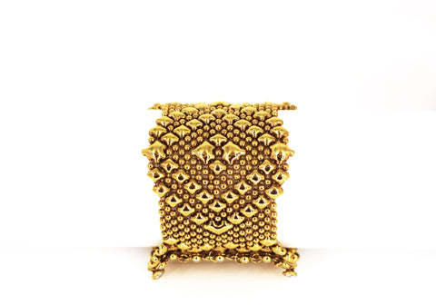 SG Liquid Metal Chainmail CMB9Z-AG (antique gold finish) Bracelet by Sergio Gutierrez