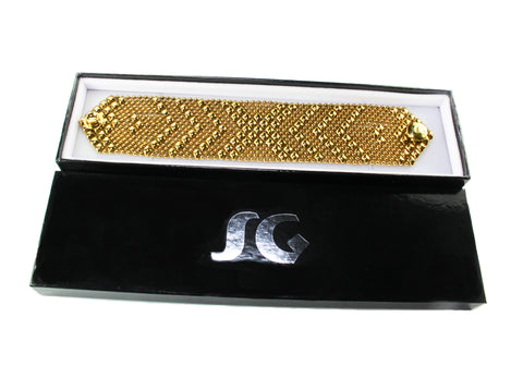 SG Liquid Metal B44-AG Antique Gold Finish Bracelet by Sergio Gutierrez