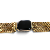 APPLE-WB8-AG Antique Gold Finish Watch Band Compatible with Apple Watch® by Sergio Gutierrez