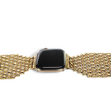 APPLE-WBQ2-AG Antique Gold Finish Watch Band Compatible with Apple Watch® by Sergio Gutierrez