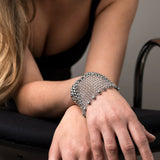 SG Liquid Metal Chainmail CMB6Z-AS (antique silver finish) Bracelet by Sergio Gutierrez
