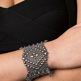 SG Liquid Metal Chainmail CMB9Z-AS (antique silver finish) Bracelet by Sergio Gutierrez