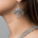SG Liquid Metal CME4-N (Chrome Finish) Earrings by Sergio Gutierrez