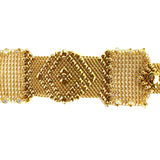 SG Liquid Metal Chainmail CMB9Z-AG (antique gold finish) Bracelet by Sergio Gutierrez