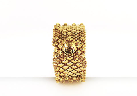 SG LIQUID METAL CMB2Z-AG (Antique gold finish) Bracelet by Sergio Gutierrez