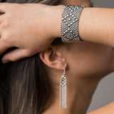 B9-N Chrome Finish Bracelet by Sergio Gutierrez