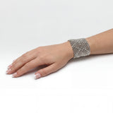 B10-N Chrome Finish Bracelet by Sergio Gutierrez