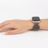 APPLE-2B-BLK (Black Chrome FINISH) SG Liquid Metal Watch Band – Compatible with Apple Watch®