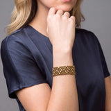 SG Liquid Metal B4–AG Antique Gold Finish Bracelet by Sergio Gutierrez
