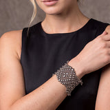 SG Liquid Metal Chainmail CMB9Z-AS (antique silver finish) Bracelet by Sergio Gutierrez