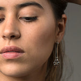SG Liquid Metal SNE3-N (Chrome Finish) Earring by Sergio Gutierrez