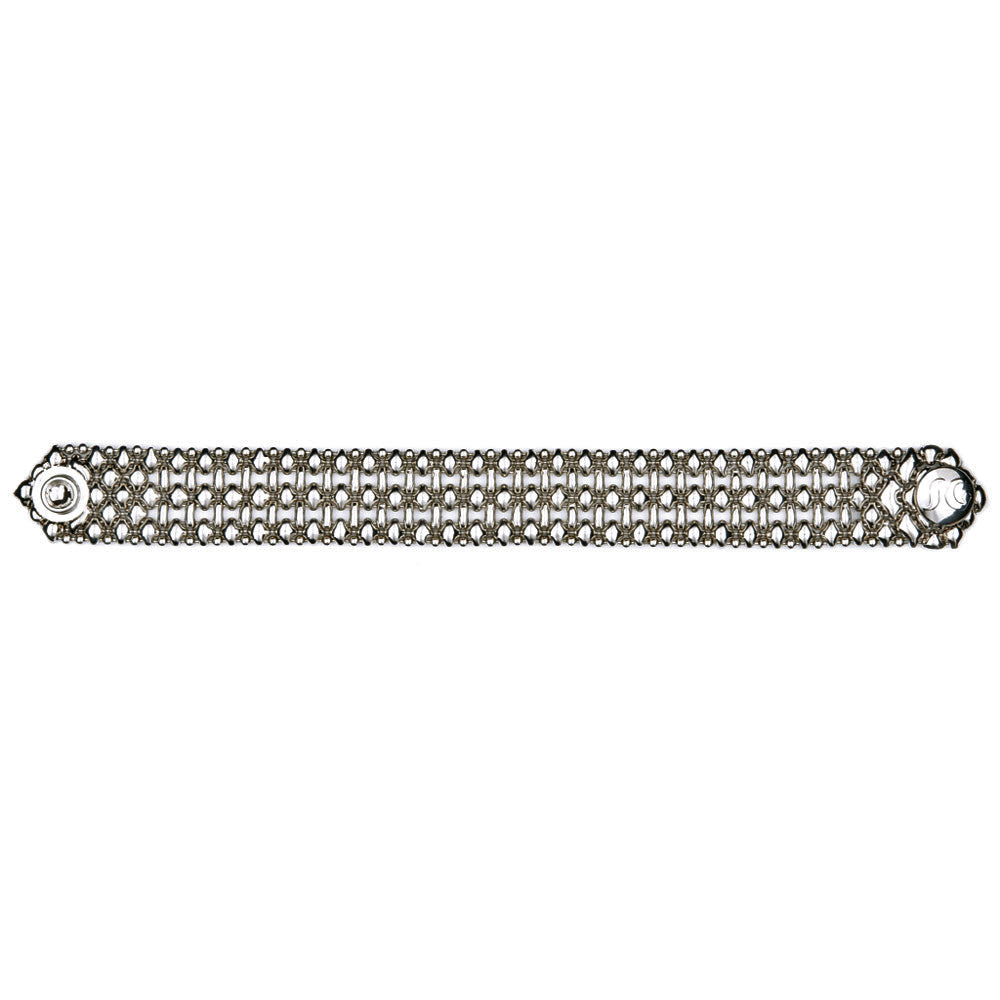 SG Liquid Metal TB36 - AS Antique Silver Bracelet by Sergio Gutierrez