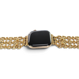 APPLE-WB42-AG Antique Gold Finish Watch Band Compatible with Apple Watch® by Sergio Gutierrez