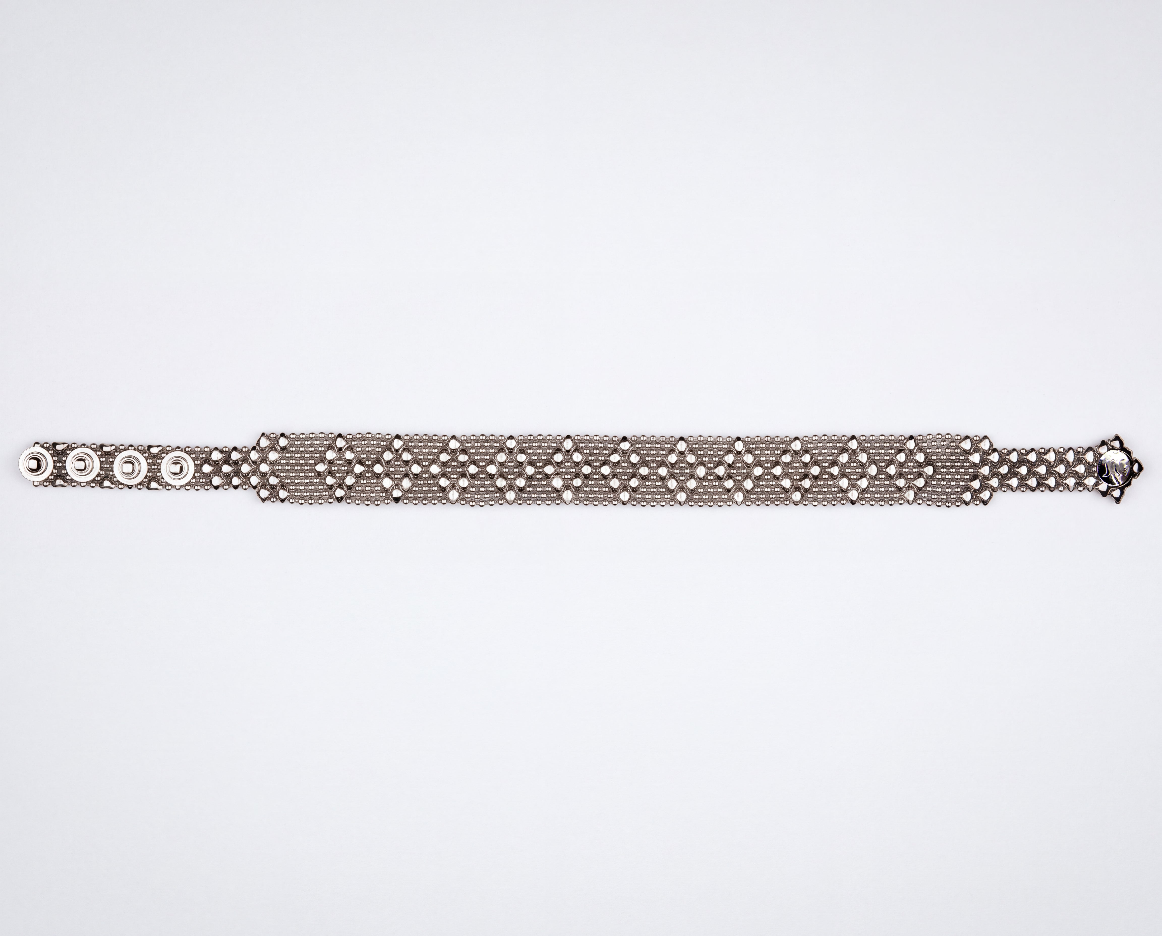 SG Liquid Metal C4-N Chrome Finish Choker by Sergio Gutierrez