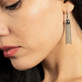 SG Liquid Metal E30-N Chrome Finish Earrings by Sergio Gutierrez