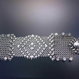 SG Liquid Metal Chainmail CMB9Z-AS (antique silver finish) Bracelet by Sergio Gutierrez