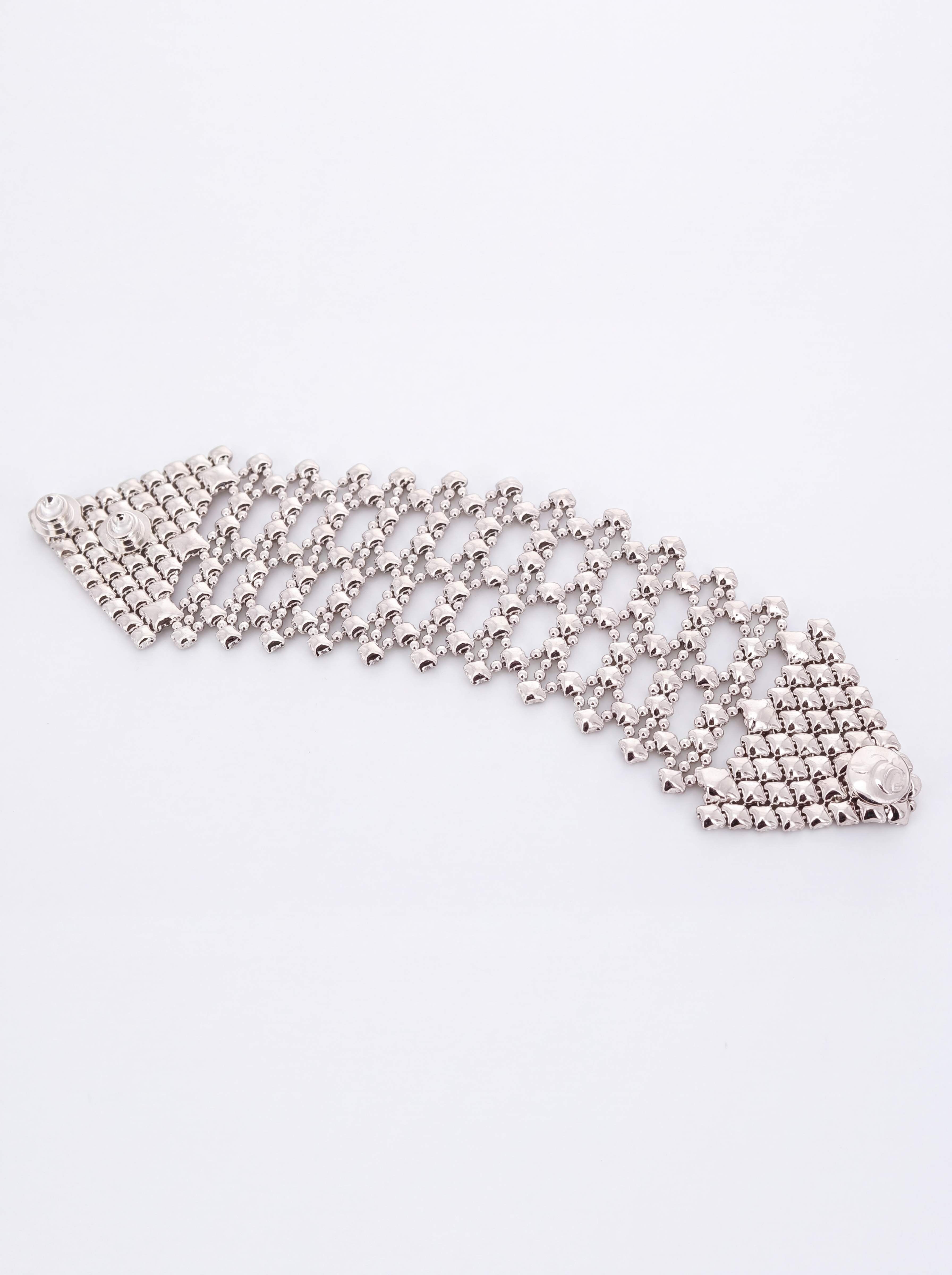 SG Liquid Metal B1702-N (Chrome Finish) Bracelet by Sergio Gutierrez