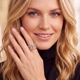 SG Liquid Metal RING2-N Chrome Finish Ring by Sergio Gutierrez