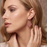 SG Liquid Metal E15-RG Rose Gold Finish EARRINGS by Sergio Gutierrez