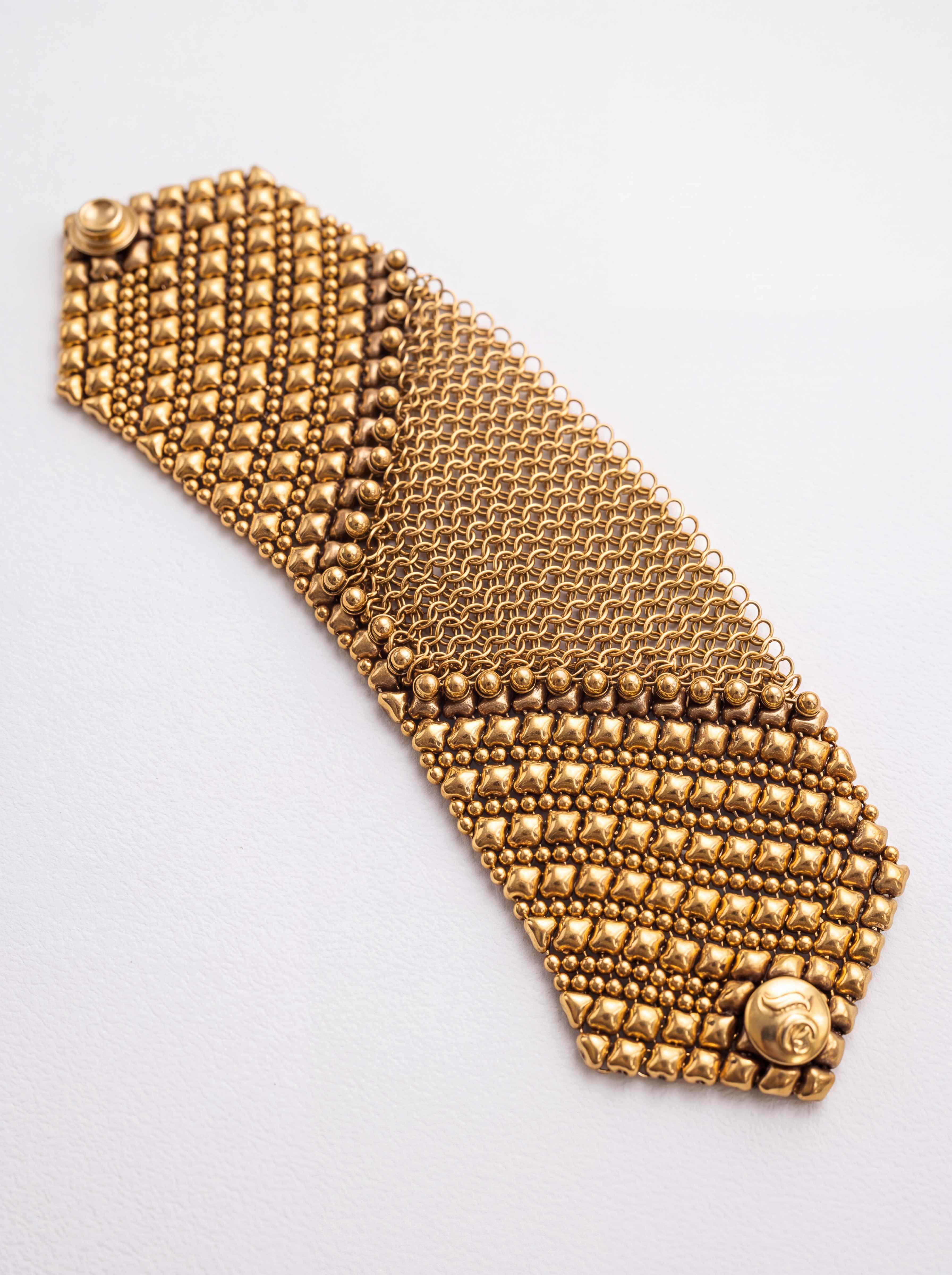 Chainmail CMB6-AG (Antique Gold) Bracelet