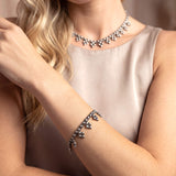 SG Liquid Metal MINI K - N Chrome Finish Bracelet by Sergio Gutierrez
