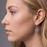 SG Liquid Metal E11 - AS Antique Silver Finish Earrings by Sergio Gutierrez