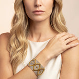 SG Liquid Metal B10 - SS / Gold Titanium (Stainless Steel Bracelet) by Sergio Gutierrez