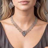 SG Liquid Metal CMNECK1-N (Chrome Finish) Necklace by Sergio Gutierrez