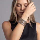 SG Liquid Metal TB43 AS– Antique Silver Finish – Bracelet by Sergio Gutierrez
