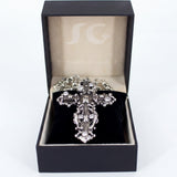 SG Liquid Metal LEN 3719 – AS (antique silver finish) Cross Necklace by Sergio Gutierrez