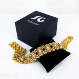 SG Liquid Metal LEC 3445 – AG (antique gold finish) Choker by Sergio Gutierrez