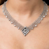 SG Liquid Metal CMNECK1Z-N (Chrome Finish) Necklace by Sergio Gutierrez