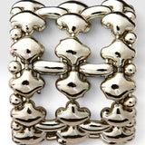 SG Liquid Metal RING2 - AS Antique Silver Ring by Sergio Gutierrez