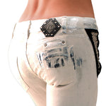 SG Liquid Metal 105 White Denim Jean by Sergio Gutierrez