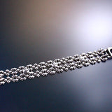 SG Liquid Metal TB41 AS – Antique Silver Finish – Bracelet by Sergio Gutierrez
