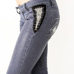 SG Liquid Metal 105 Blue Polish Denim Jean by Sergio Gutierrez