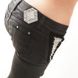 SG Liquid Metal 105 Black Denim Jean by Sergio Gutierrez