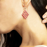 SG Liquid Metal E15-RG Rose Gold Finish EARRINGS by Sergio Gutierrez