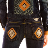 SG Liquid Metal 101 Blue Indigo Dye Jean by Sergio Gutierrez
