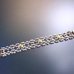 SG Liquid Metal TB41 – Antique silver and Gold Finish – Bracelet by Sergio Gutierrez