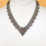 SG Liquid Metal Chainmail CMNeck1 Z – AS (antique silver finish) Necklace by Sergio Gutierrez