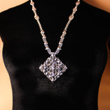 SG Liquid Metal LEN 3714 – Antique silver finish “Fleur de Lys” Cross necklace by Sergio Gutierrez