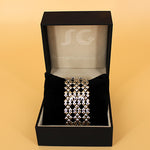 SG Liquid Metal TB42 AS – Antique Silver Finish – Bracelet by Sergio Gutierrez