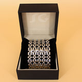 SG Liquid Metal TB43 AS– Antique Silver Finish – Bracelet by Sergio Gutierrez