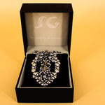 SG Liquid Metal LEN 3982 – Antique silver finish necklace by Sergio Gutierrez