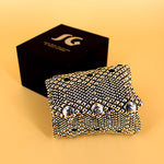 SG Liquid Metal LEB 3702 – Antique Silver Finish Bracelet by Sergio Gutierrez